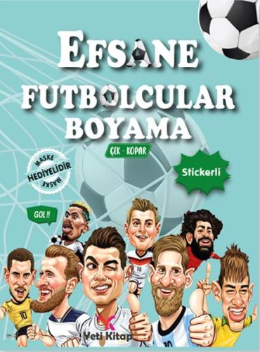 Efsane Futbolcular Boyama Kitabı | Kitap Ambarı