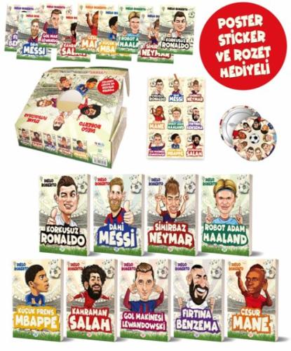 Efsane Futbolcular Kutulu Set (9 Kitap Takım) | Kitap Ambarı