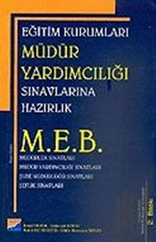 Eğitim Kurumları Müdür Yardımcılığı Sınavlarına Hazırlık M.E.B. | Kita