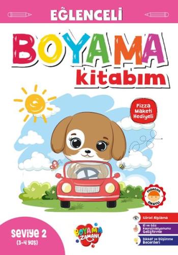 Eğlenceli Boyama Kitabım - Kırmızı Kitap | Kitap Ambarı