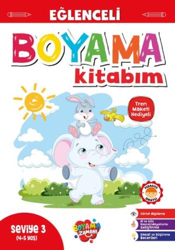 Eğlenceli Boyama Kitabım - Pembe Kitap | Kitap Ambarı