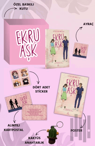 Ekru Aşk Özel Kutulu Set | Kitap Ambarı