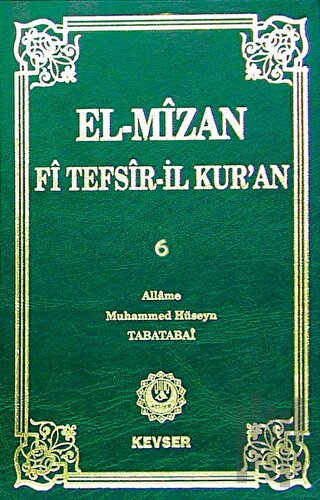 El-Mizan Fi Tefsir’il-Kur’an 6. Cilt (Ciltli) | Kitap Ambarı