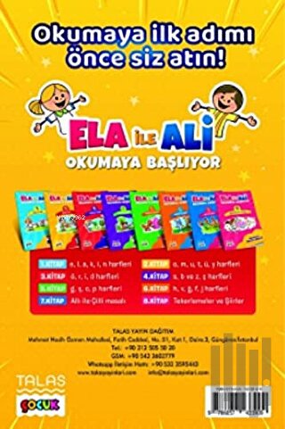 Ela ile Ali Okumaya Başlıyor ( 8 Kitap Set ) | Kitap Ambarı