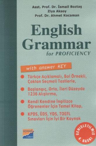 English Grammar for Proficiency With Answer Key / Answer Key (Cevap An