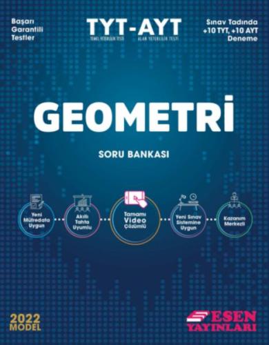 Esen TYT AYT Geometri Soru Bankası 2022 | Kitap Ambarı