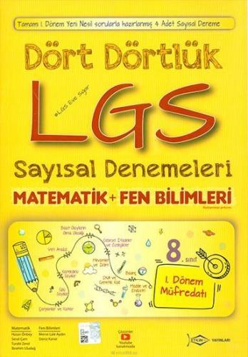 Etkin Dört Dörtlük LGS Sayısal Denemeleri (24,00 TL) | Kitap Ambarı