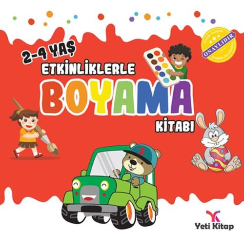 2 - 4 yaş Etkinliklerle Boyama Kitabı 1 | Kitap Ambarı