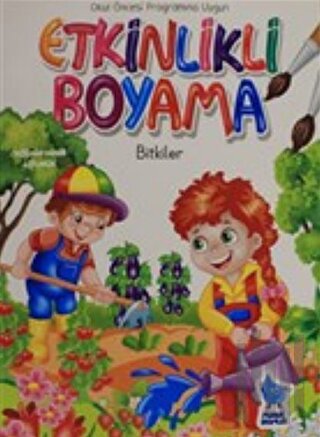 Etkinlikli Boyama - Bitkiler | Kitap Ambarı