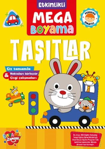 Etkinlikli Mega Boyama - Taşıtlar | Kitap Ambarı