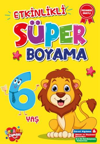 Etkinlikli Süper Boyama - 6 Yaş | Kitap Ambarı