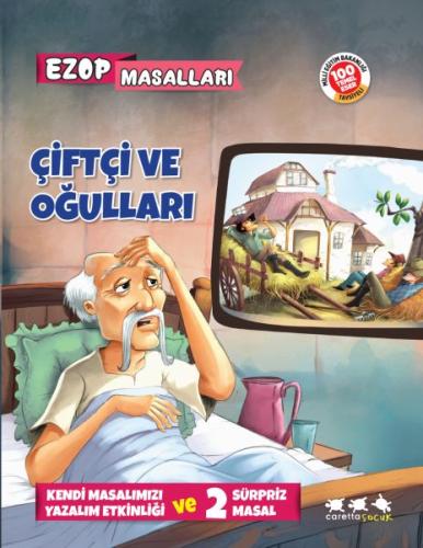 Ezop Masalları - Çiftçi ve Oğulları | Kitap Ambarı