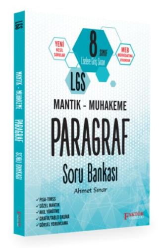 8. Sınıf LGS Mantık - Muhakeme Paragraf Soru Bankası | Kitap Ambarı