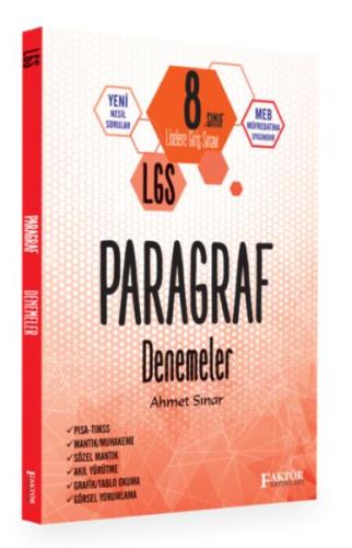 LGS 8. Sınıf Paragraf Denemeler | Kitap Ambarı