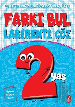 Farkı Bul Labirenti Çöz 2 Yaş | Kitap Ambarı