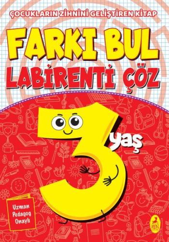 Farkı Bul Labirenti Çöz 3 Yaş | Kitap Ambarı