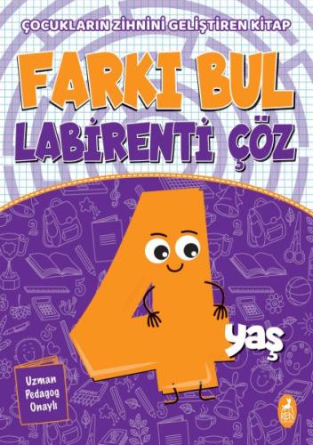 Farkı Bul Labirenti Çöz 4 Yaş | Kitap Ambarı