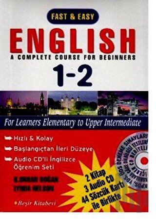 Fast Easy English A Complete Course For Beginners 1-2 Cd'li | Kitap Am