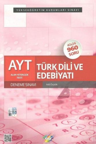 FDD AYT Türk Dili ve Edebiyatı 40x24 Deneme Sınavı | Kitap Ambarı