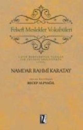 Felsefi Meslekler Vokabüleri | Kitap Ambarı