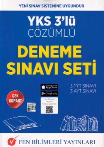 Fen Bilimleri YKS 3lü Çözümlü Deneme Sınavı Seti (Yeni) | Kitap Ambarı