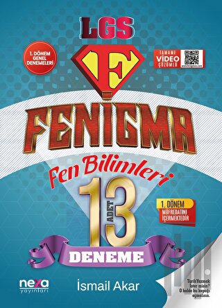 Fenigma Fen Bilimleri 1. Dönem Genel Denemeleri | Kitap Ambarı