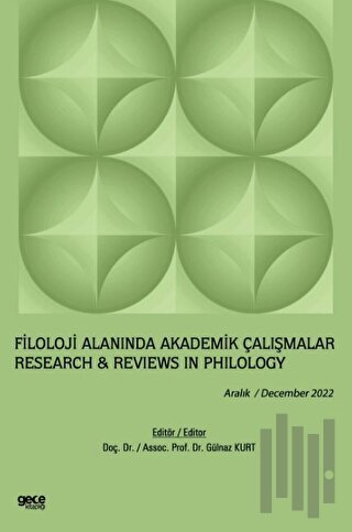 Filoloji Alanında Akademik Çalışmalar / Aralık 2022 | Kitap Ambarı