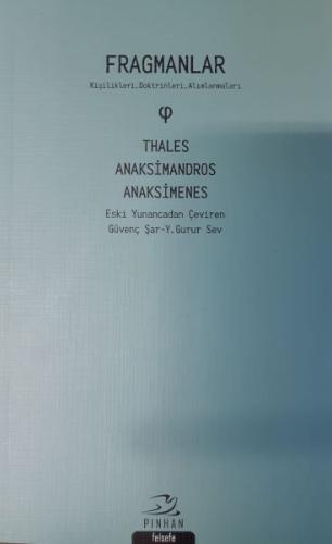 Fragmanlar - Thales Anaksimandros - Anaksimenes | Kitap Ambarı