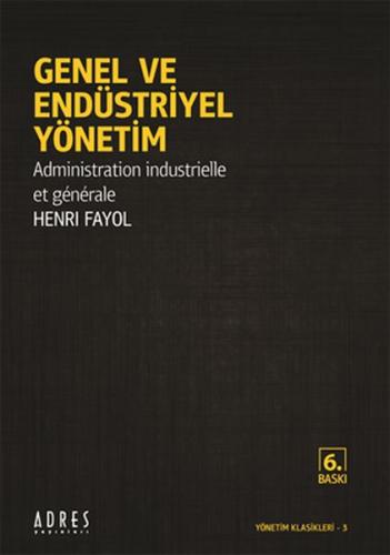 Genel ve Endüstriyel Yönetim | Kitap Ambarı