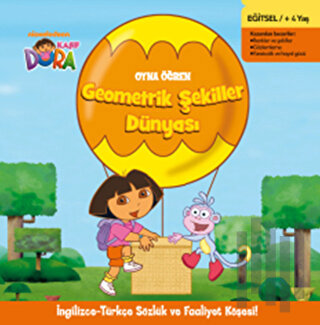 Geometrik Şekiller Dünyası - Kaşif Dora Oyna Öğren | Kitap Ambarı