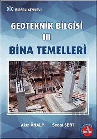 Geoteknik Bilgisi 3 Bina Temelleri | Kitap Ambarı