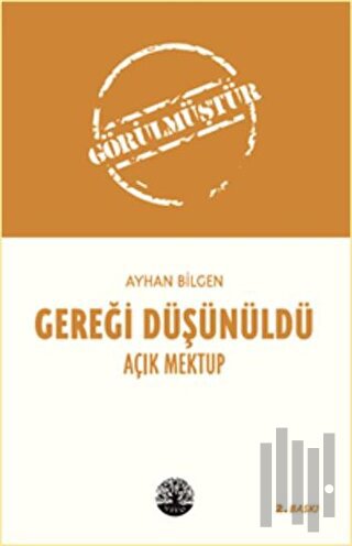 Gereği Düşünüldü | Kitap Ambarı