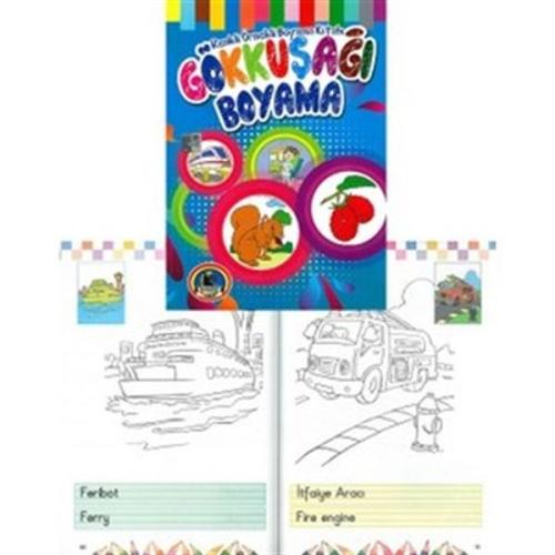 Gökkuşağı Boyama - Örnekli Renkli | Kitap Ambarı