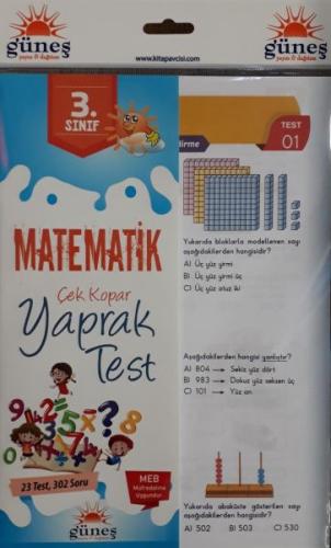 3. Sınıf Matematik Çek Kopar Yaprak Test | Kitap Ambarı