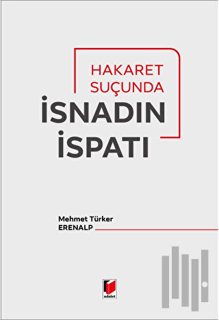 Hakaret Suçunda İsnadın İspatı | Kitap Ambarı