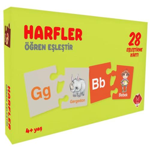 Harfler - Öğren Eşleştir (4+ Yaş) | Kitap Ambarı