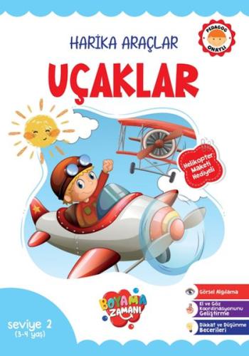 Harika Araçlar - Uçaklar Seviye 2 (3-4 Yaş) | Kitap Ambarı