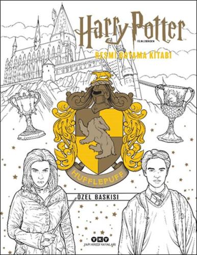 Harry Potter Filmlerinden Resmi Boyama Kitabı - Hufflepuff Özel Baskıs