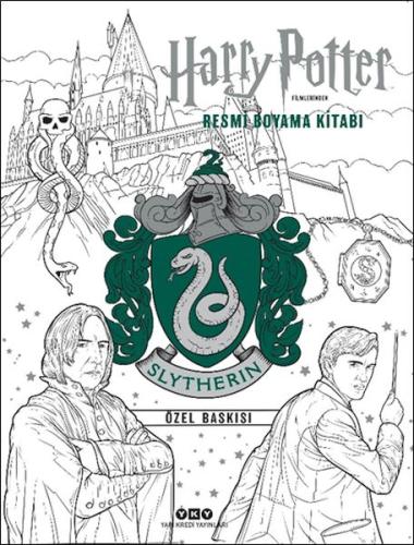 Harry Potter Filmlerinden Resmi Boyama Kitabı - Slytherin Özel Baskısı