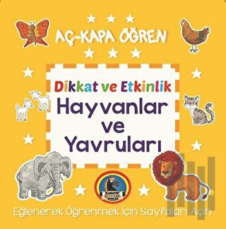 Hayvanlar ve Yavruları - Aç Kapa Öğren | Kitap Ambarı