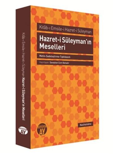 Hazret-i Süleyman'ın Meselleri | Kitap Ambarı