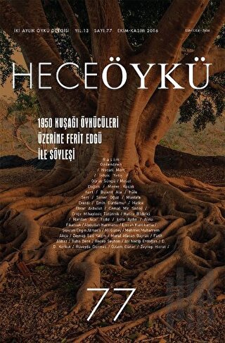 Hece Öykü Dergisi Sayı: 77 Ekim-Kasım 2016 | Kitap Ambarı