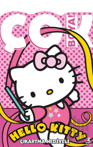 Hello Kitty - Çok Boya! Çıkartmalı Dev Boyama Kitabı | Kitap Ambarı