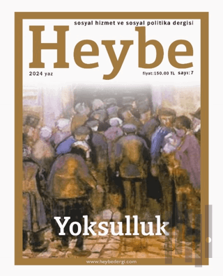 Heybe Sosyal Hizmet ve Sosyal Politika Dergisi Sayı: 7 Yaz 2024 | Kita