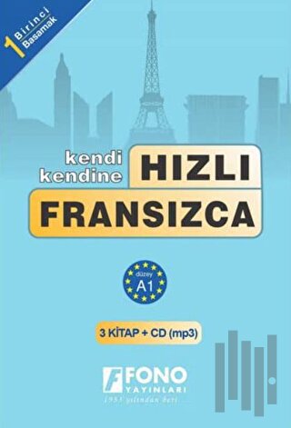 Hızlı Fransızca 1. Basamak (3 Kitap + 3 CD) | Kitap Ambarı