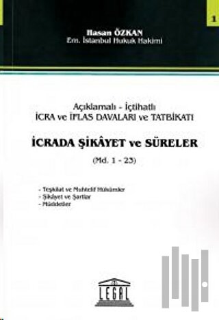 İcrada Şikayet ve Süreler - Seri 1 (Md. 1 - 23) | Kitap Ambarı