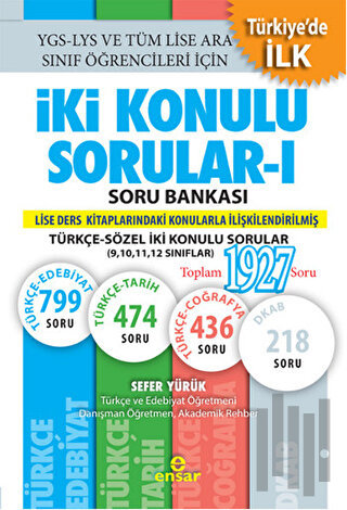 İki Konulu Sorular - 1 Soru Bankası | Kitap Ambarı