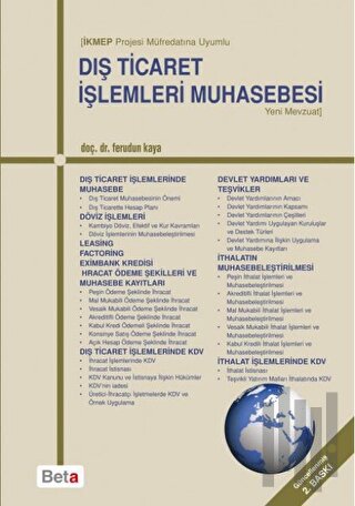 İKMEP Projesi Müfredatına Uyumlu Dış Ticaret İşlemleri Muhasebesi | Ki