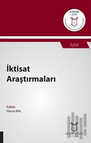 İktisat Araştırmaları (AYBAK 2019 Eylül) | Kitap Ambarı