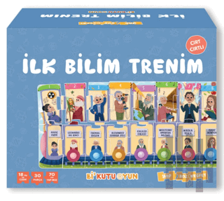 İlk Bilim Trenim - Cırt Cırtlı Yapboz ve Kitap Seti | Kitap Ambarı